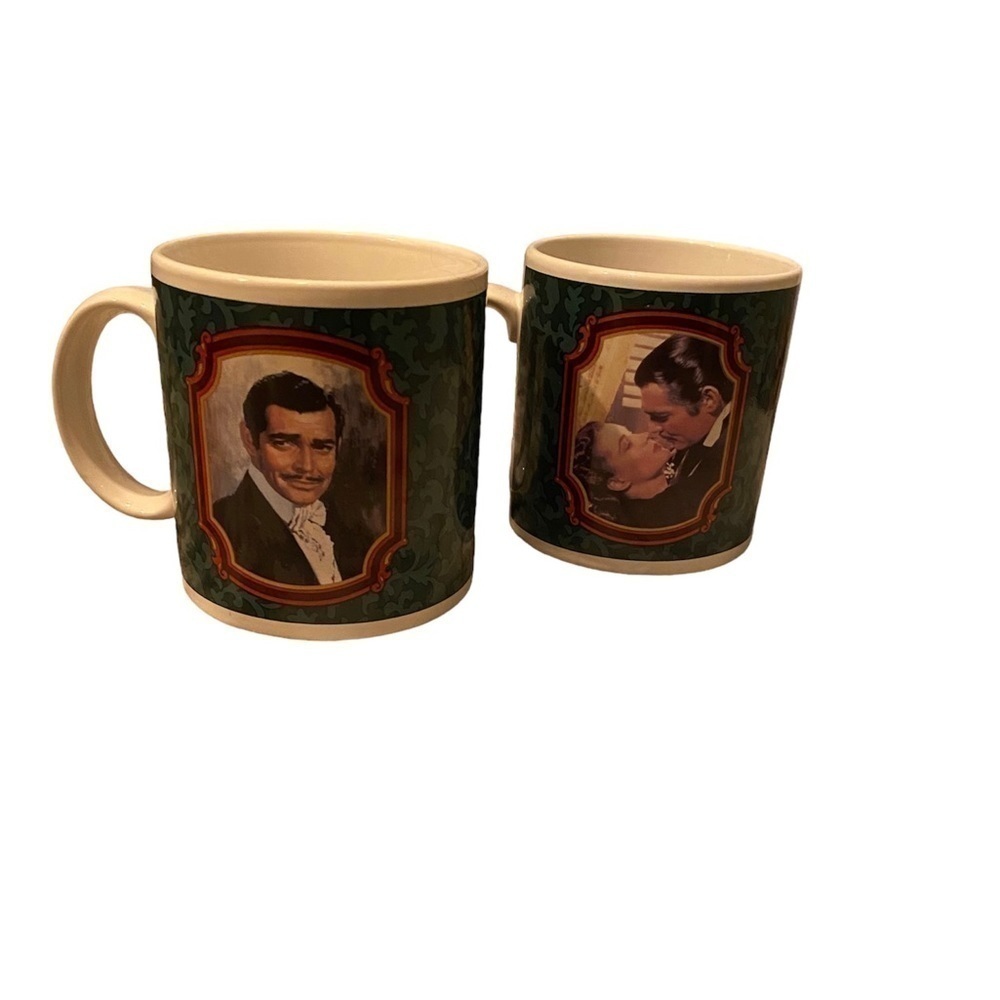The Heirloom Tradition, Vintage “Gone with the Wind” Coffee Mugs!  Set of 2.